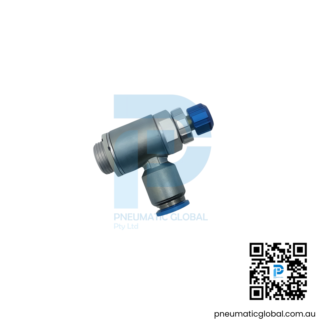 One-Way Speed Control Valve GRLA-3/8-QS-10-RS-D FESTO Model Pneumaticglobal.com.au