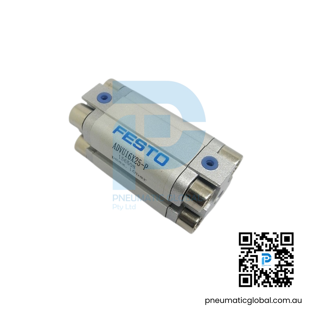 ADVU-16-25-P Double Acting Air Cylinder FESTO Model Pneumaticglobal.com.au