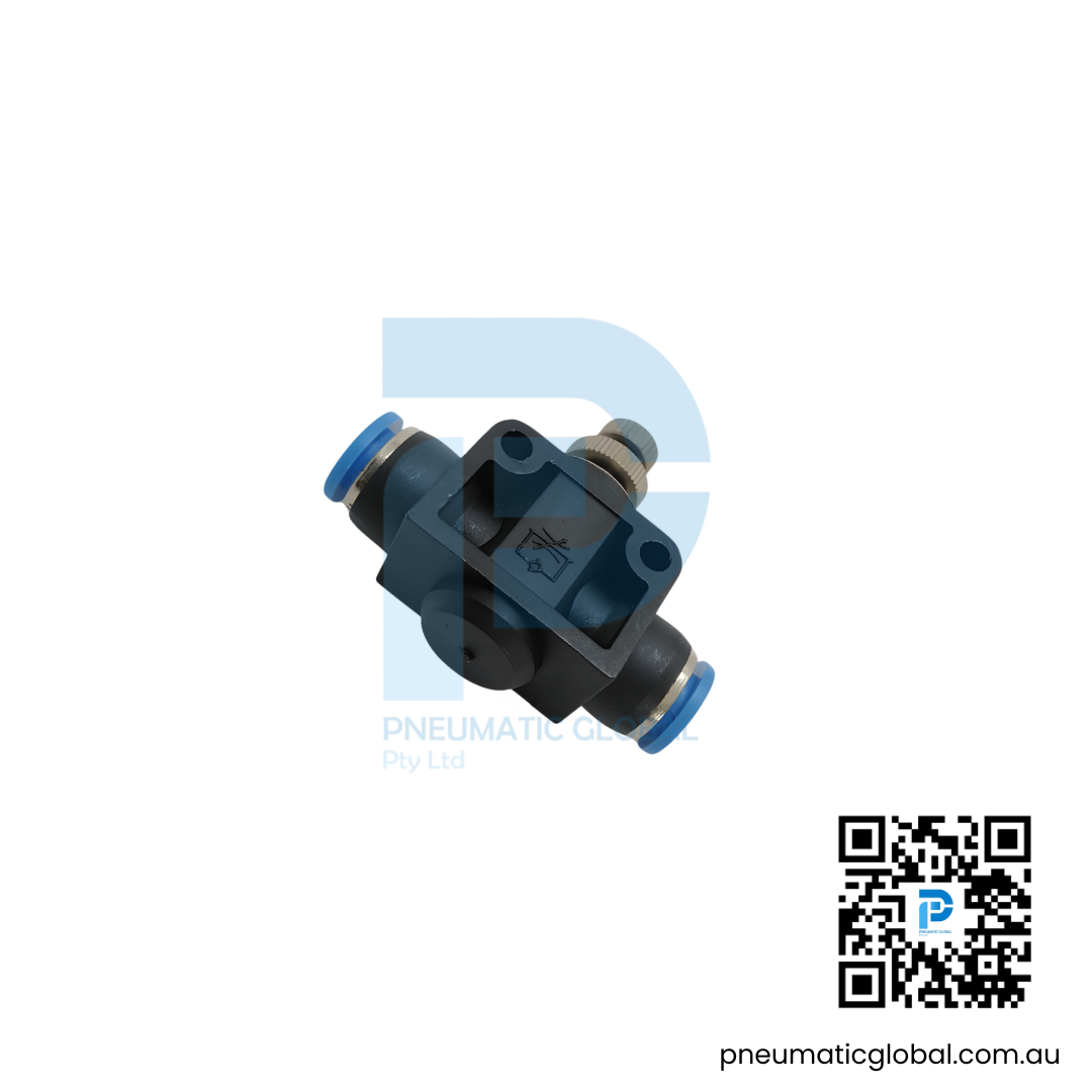 One-Way Flow Control Valve GR-QS-8 FESTO Model Pneumaticglobal.com.au