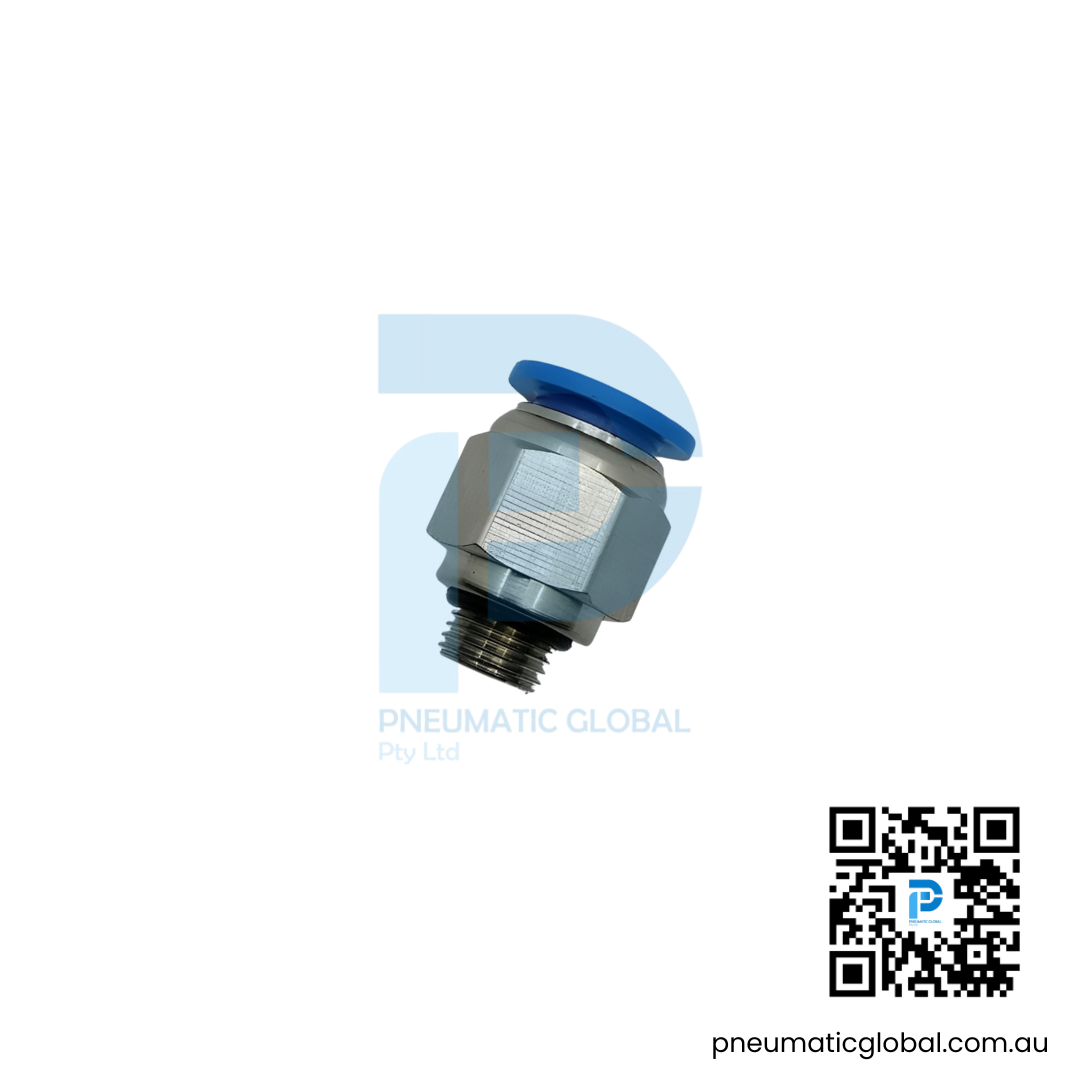 Push-In Connector QS-G1/8-10 FESTO Model Pneumaticglobal.com.au