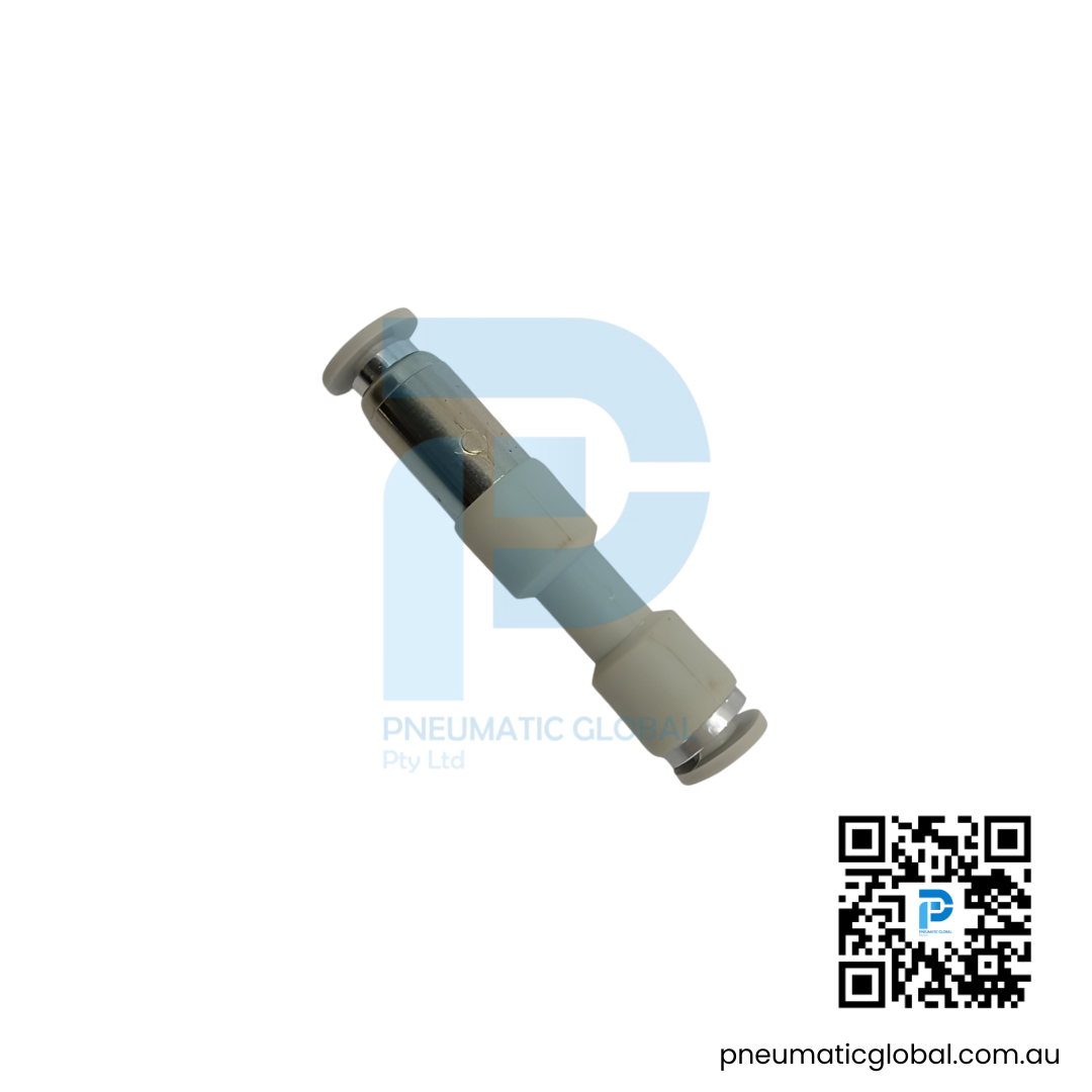 Self-Sealing Non-Return White Connector APCVU-04 Pneumaticglobal.com.au