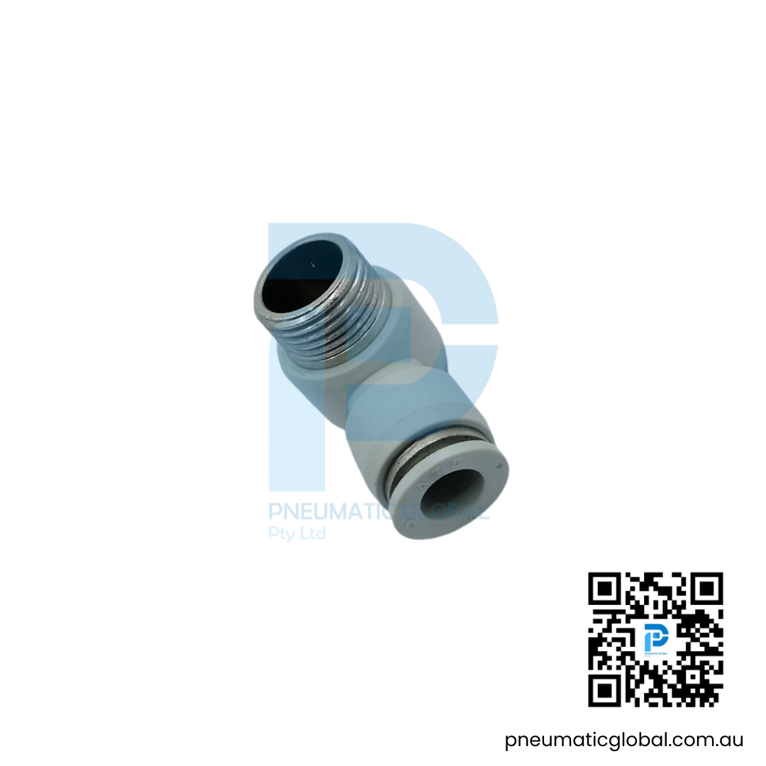 Universal Male Elbow Speed Controller APH10-04 White Fitting - Image 4