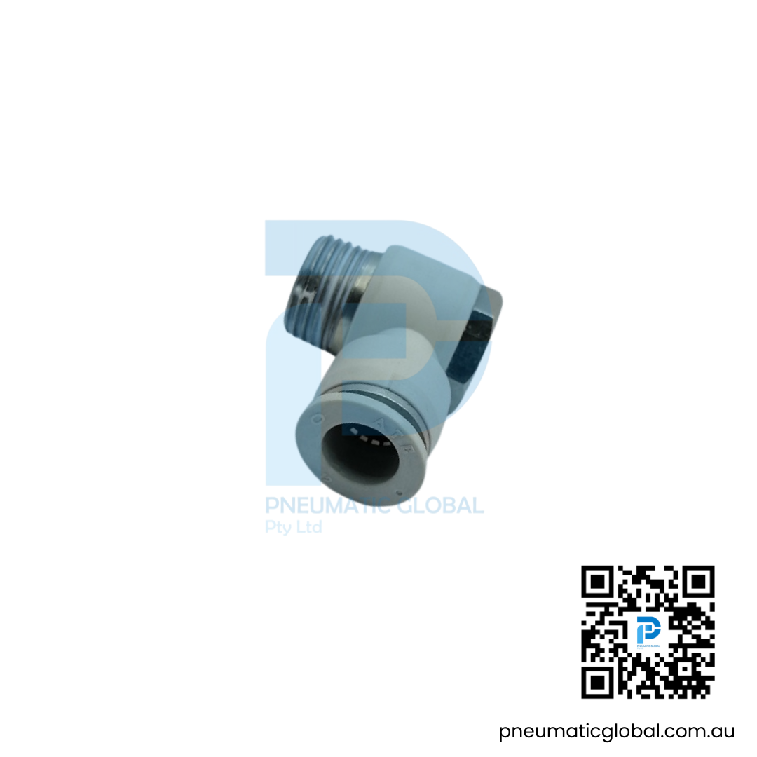 Universal Male Elbow Speed Controller APH12-04 White Fitting - Image 4