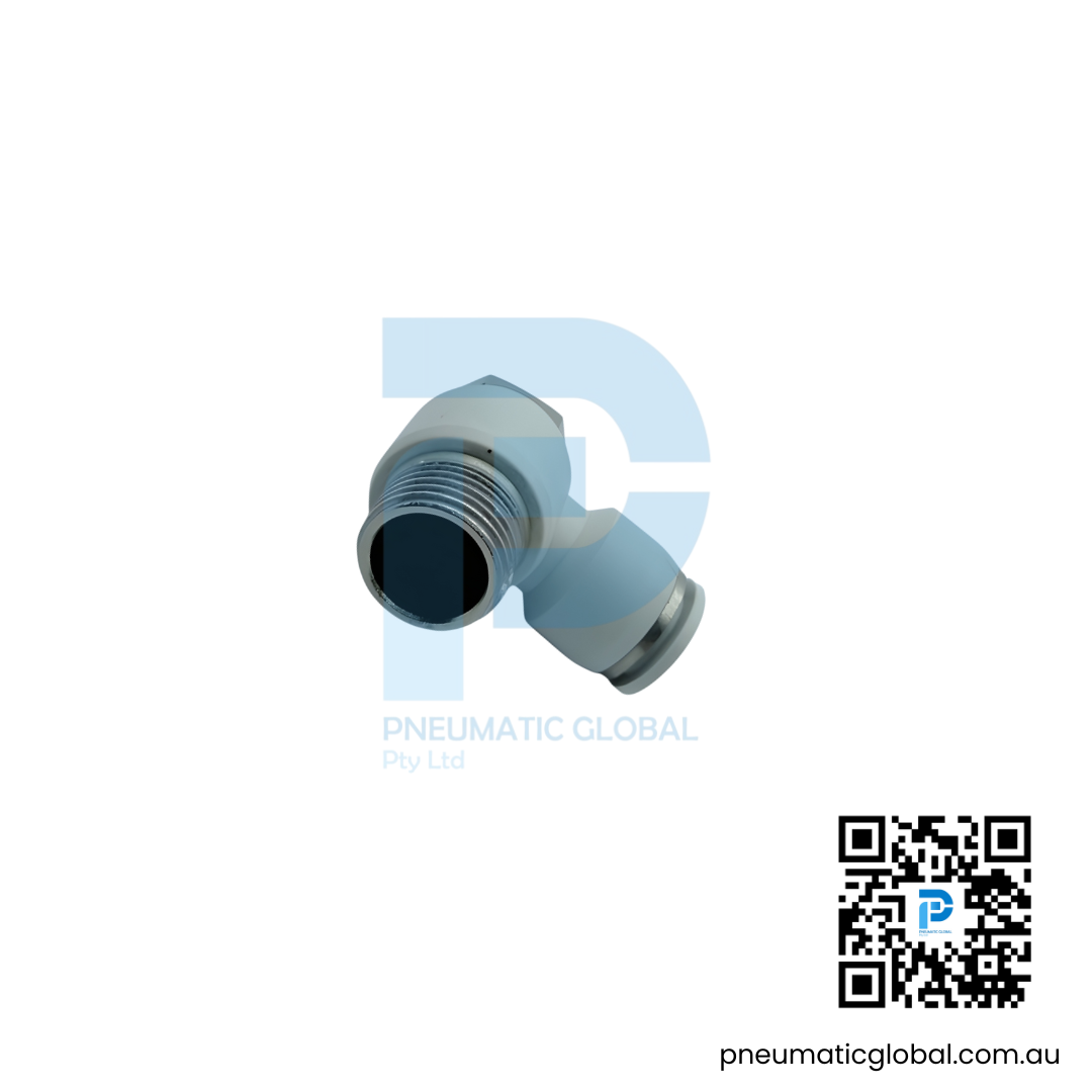 Universal Male Elbow Speed Controller APH12-04 White Fitting - Image 2