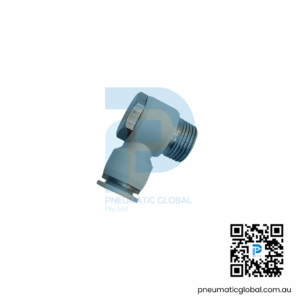 Universal Male Elbow Speed White Controller APH12-04 Pneumaticglobal.com.au