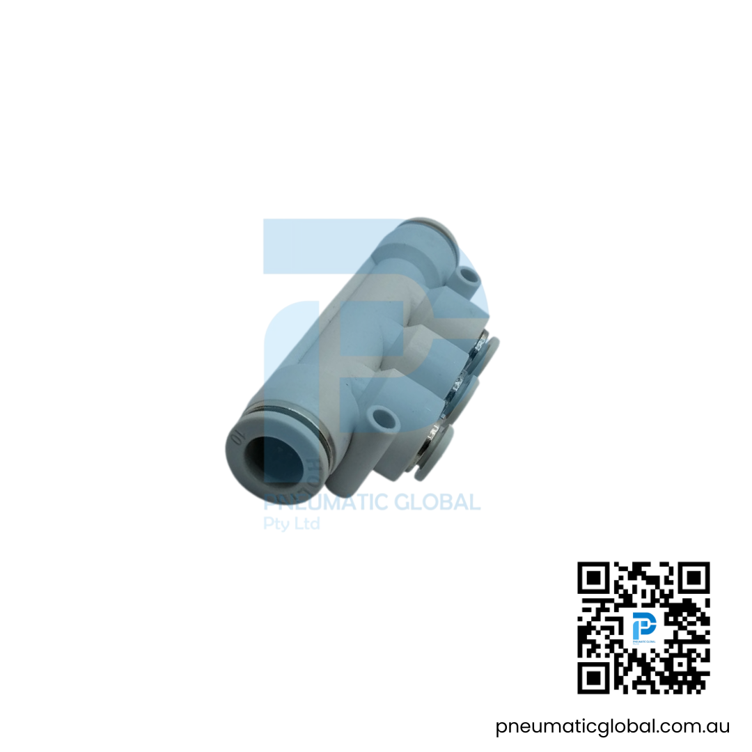 Reducer Triple Branch Push-In Union Connector PKG10-06 White Fitting - Image 2