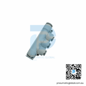 Reducer Triple Branch Union White Connector PKG12-08 Pneumaticglobal.com.au