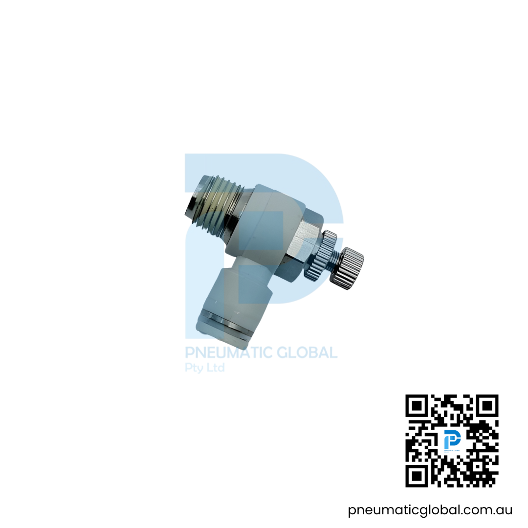 Push-In White Speed Controller SL 06-02 Pneumaticglobal.com.au