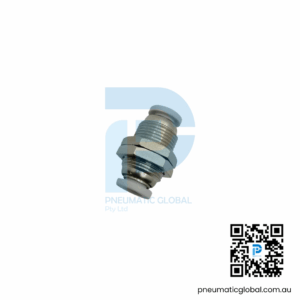 Union Bulkhead Air White Connector PM06 Pneumaticglobal.com.au