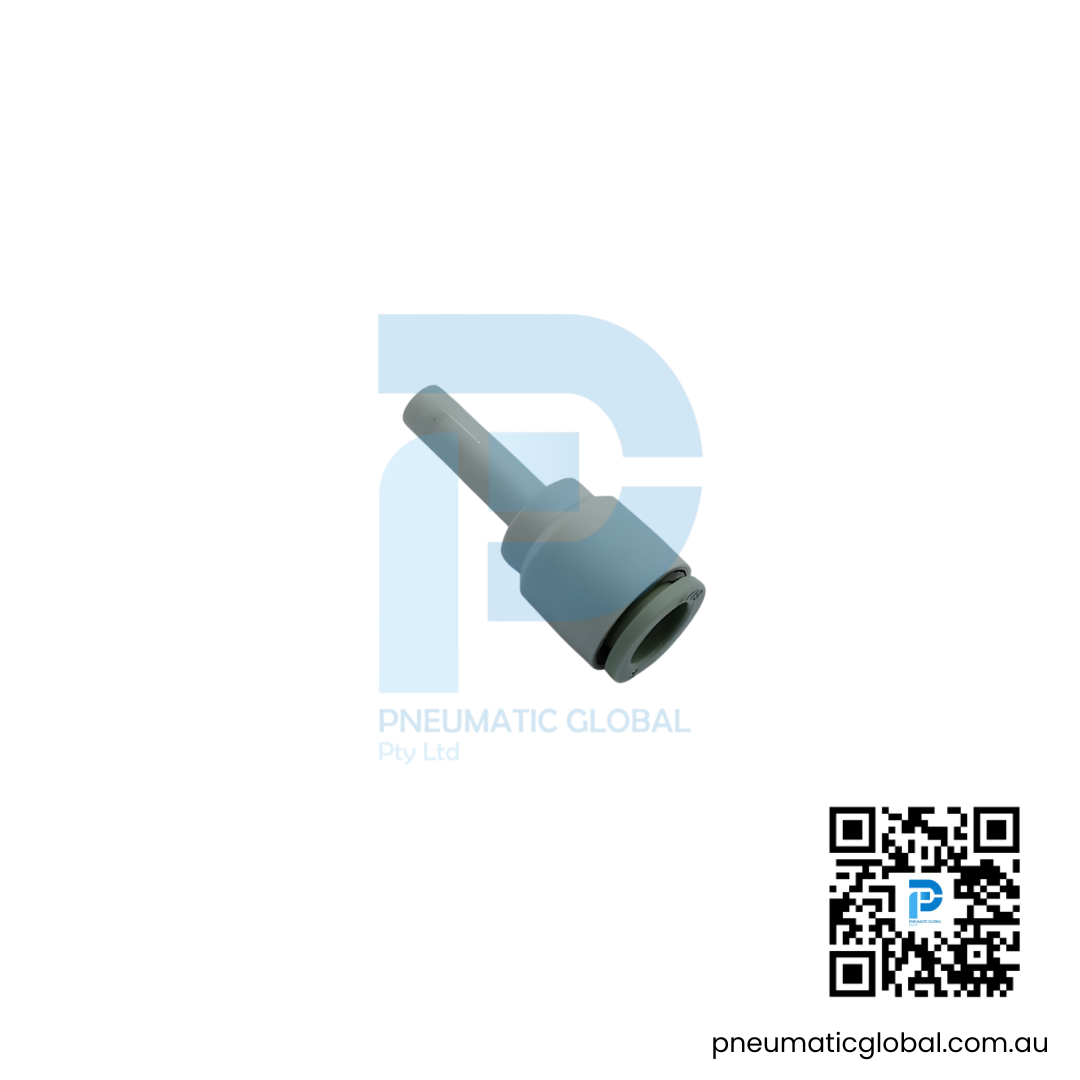 Push-In Reducing White Connector PGJ-08-06 White Fitting - Image 2