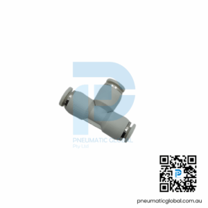 Push-In T White Connector PE-04 Pneumaticglobal.com.au