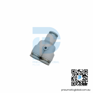 Push-In Y Connector - White PY-08 Pneumaticglobal.com.au