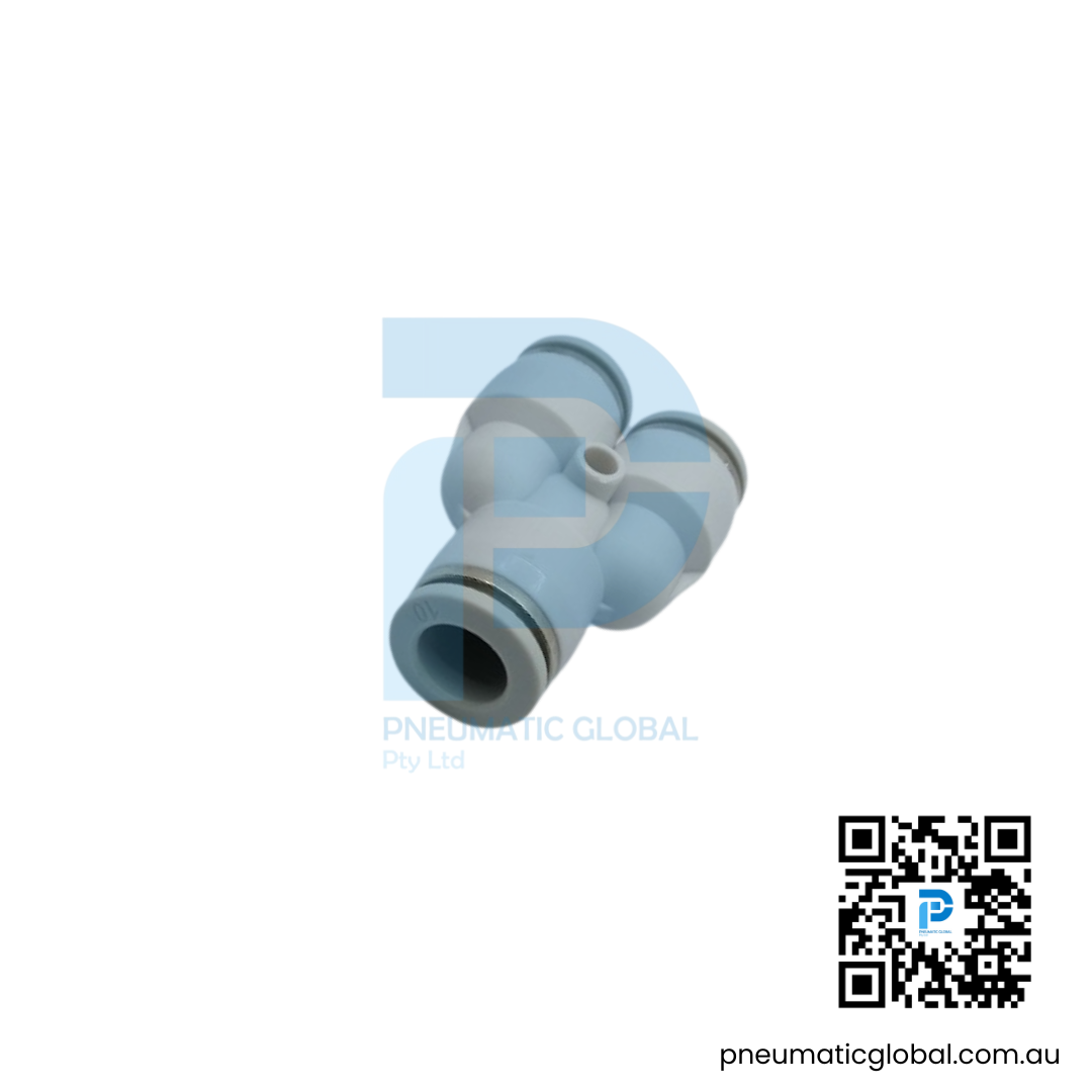 Push-In Y Connector PY-10 White Fitting - Image 4