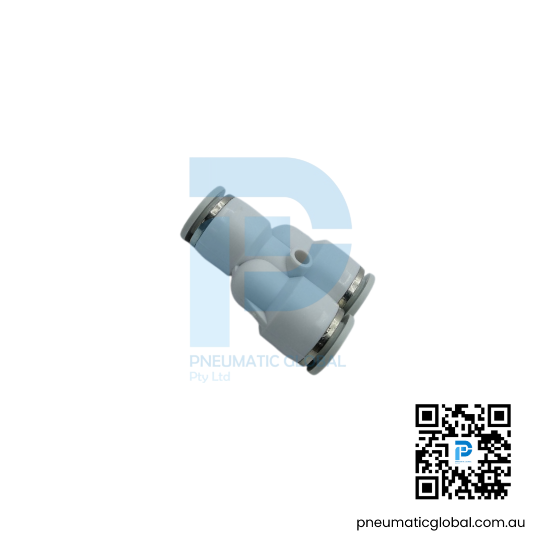 Push-In Y Connector PY-10 White Fitting - Image 3