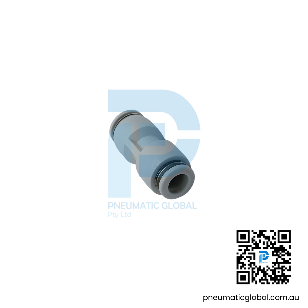 Reducer Straight Connector PG10-08 White Fitting - Image 3