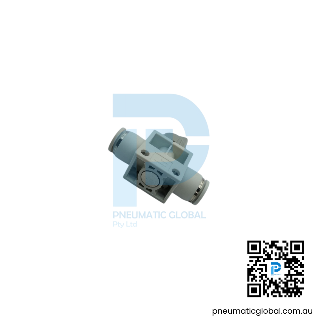 Hand Valve Push-In Connector HVFF08-08 White Fitting - Image 2