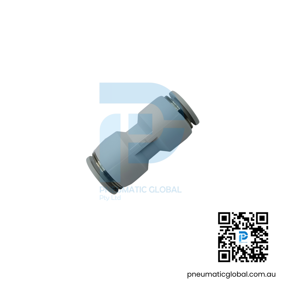Reducer Straight White Connector PG12-10 Pneumaticglobal.com.au