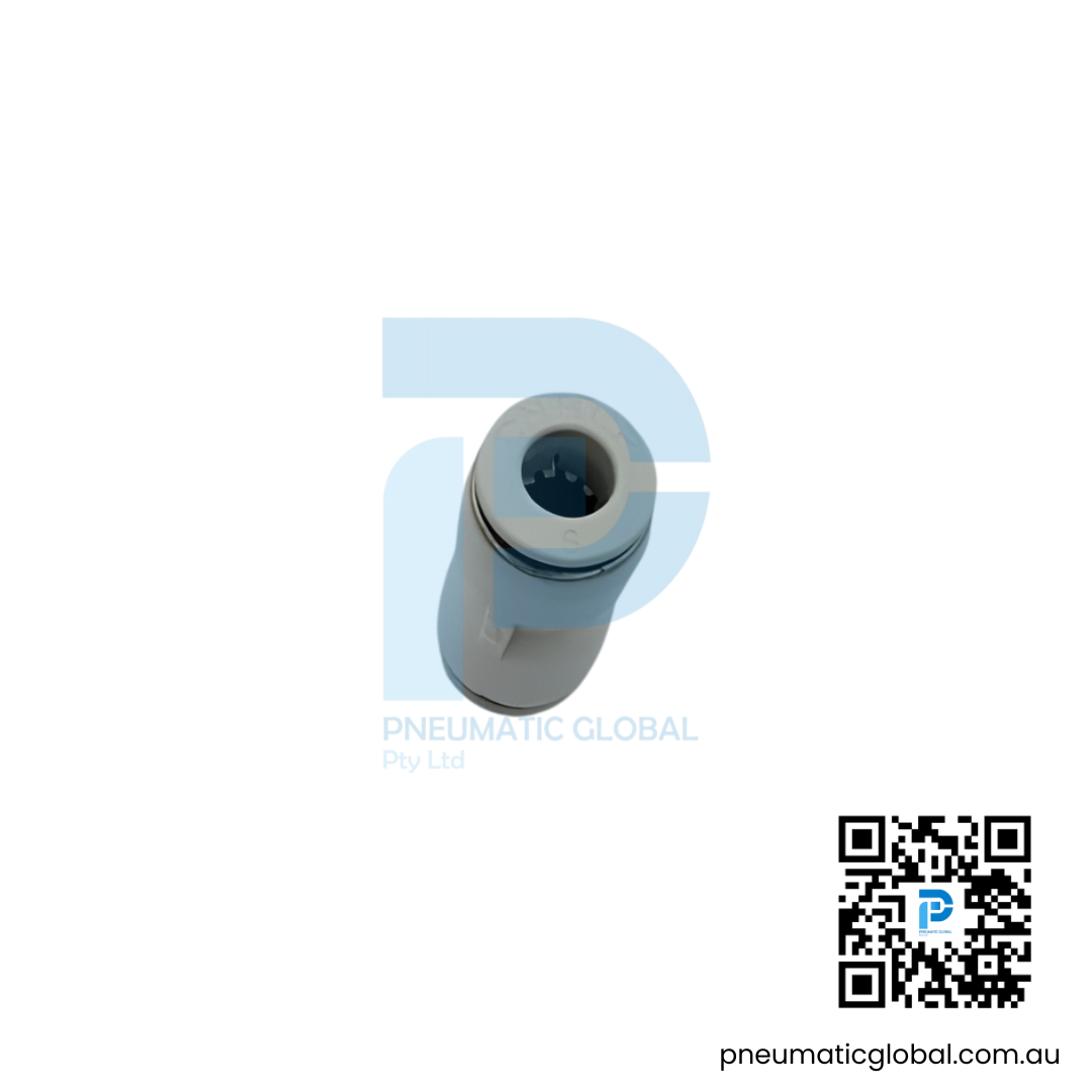 Union Straight Push-In Connector PU-06 White Fitting - Image 2