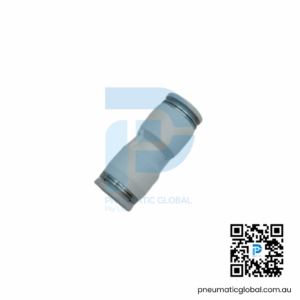 Union Straight Push-In White Connector PU-08 Pneumaticglobal.com.au
