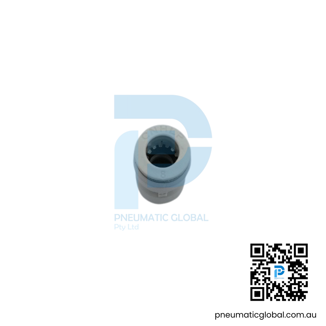 Union Straight Push-In Connector PU-08 White Fitting - Image 4