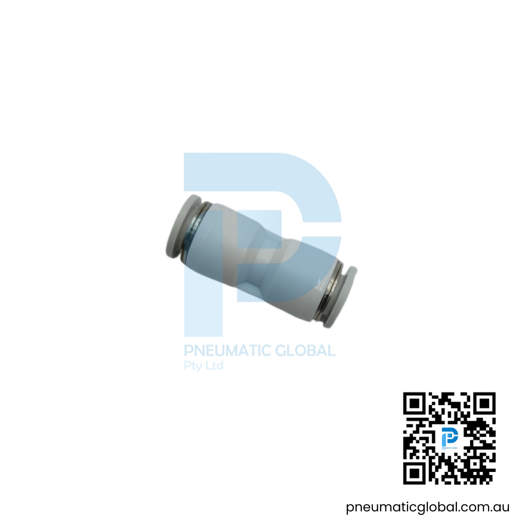 Union Straight Push-In Connector PU-08 White Fitting - Image 3