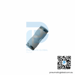 Union Straight Push-In White Connector PU-10 Pneumaticglobal.com.au
