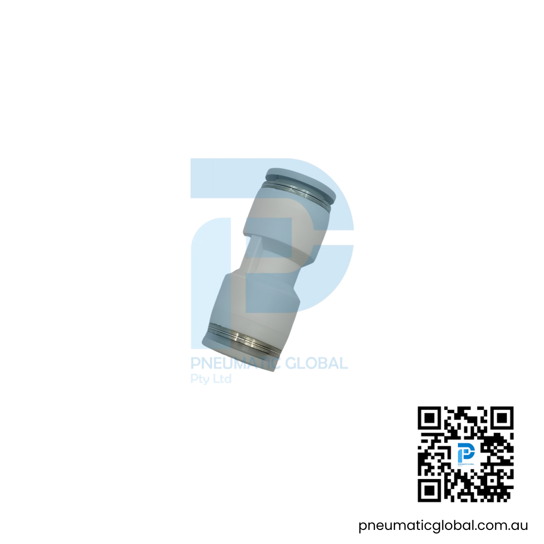 Union Straight Push-In Connector PU-10 White Fitting - Image 2