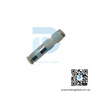 Union Straight Push-In Fitting SPU-08 Self Sealing Connector (White)