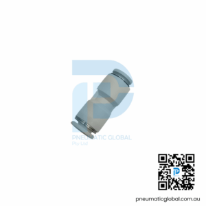 Reducer Straight Push-In Connector PG08-06 White Fitting Pneumaticglobal.com.au