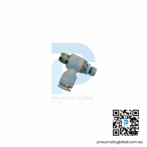 Push-In Speed Controller JSC06-01 White Fitting Pneumaticglobal.com.au